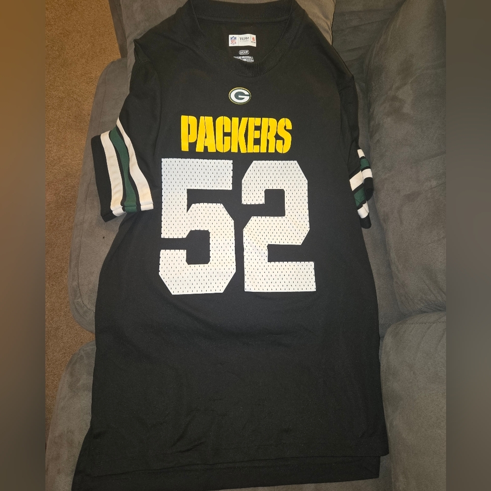 NFL Black and Yellow Packers Short Sleeve Tee